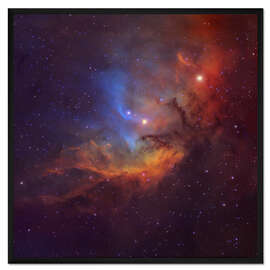 Gerahmter Kunstdruck Der Tulpenebel in Cygnus