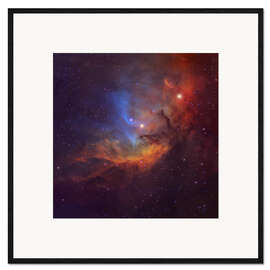 Innrammet kunsttrykk The Tulip Nebula in Cygnus