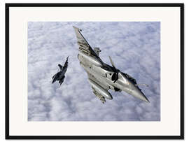 Gerahmter Kunstdruck Dassault Rafale B III
