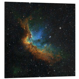 Magnettafel NGC 7380 in Hubble-Palette Farben