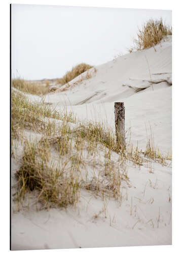 Tableau en aluminium Le charme des dunes à Sankt Peter-Ording