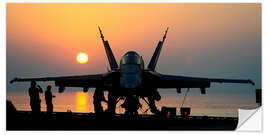 Wandsticker F/A-18C Hornet