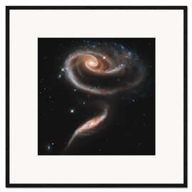 Plakat artystyczny premium w ramie Galaxies in Andromeda