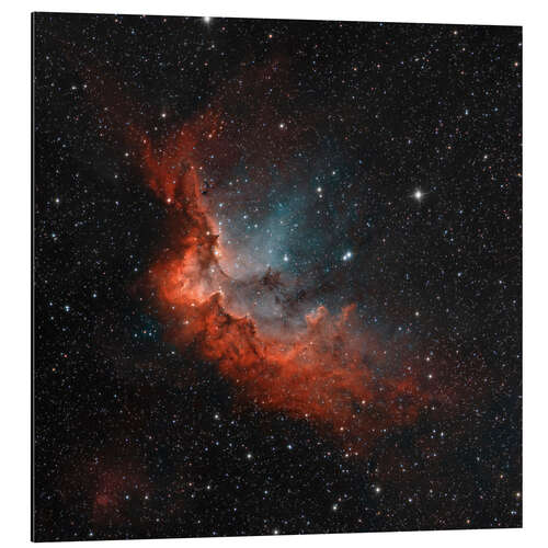 Aluminium print NGC 7380 in true colors.