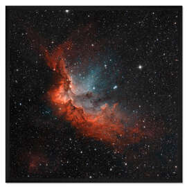 Gerahmter Kunstdruck NGC 7380 Nebel 