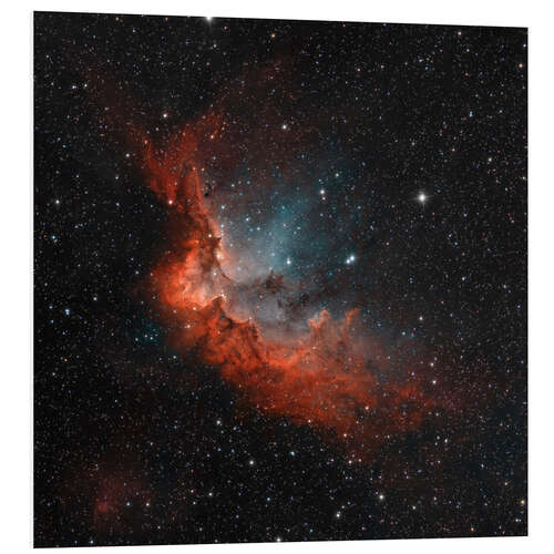 Foam board print NGC 7380 in true colors.