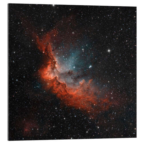 Tableau en plexi-alu NGC 7380 in true colors.