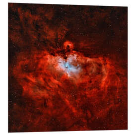 Foam board print The Eagle Nebula in the constellation Serpens