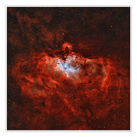 Wall print  The Eagle Nebula in the constellation Serpens - Rolf Geissinger
