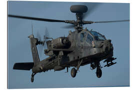 Gallery print A U.S. Army AH-64 Apache helicopter.