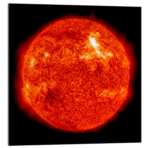 Acrylic print Solar flare on the Sun's surface