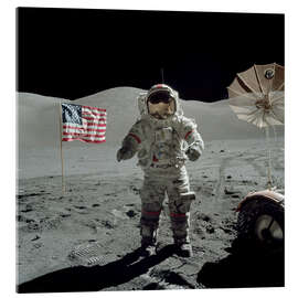 Akryylilasitaulu Astronaut on the moon