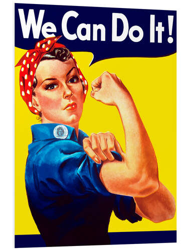 Obraz na PCV Rosie The Riveter, We can do it!