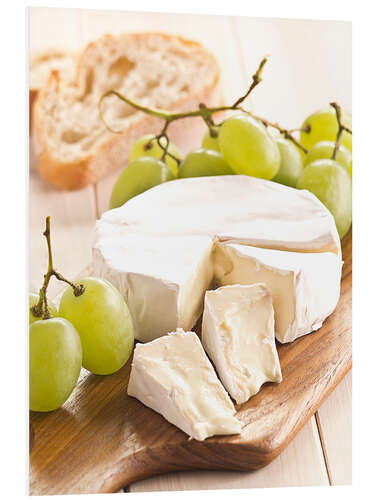 Foam board print French soft cheese