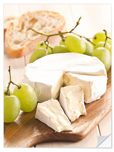 Selvklebende plakat French soft cheese