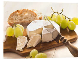 Obraz na szkle akrylowym Cheese and grapes