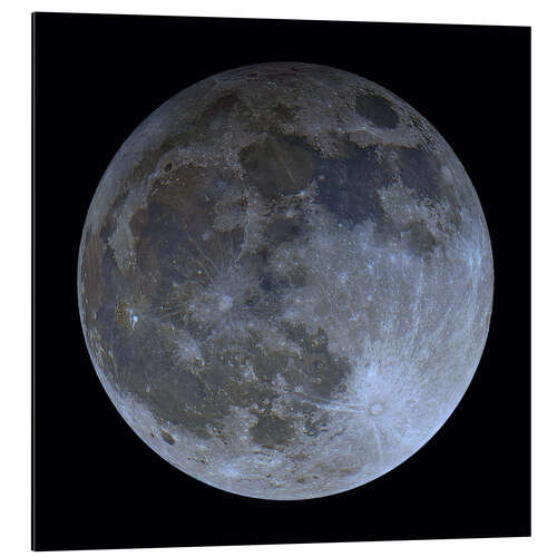 Aluminium print Full Moon