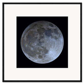 Ingelijste kunstdruk Full Moon