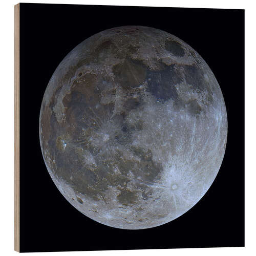 Quadro de madeira Full Moon