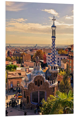 PVC print Park Guell in Barcelona