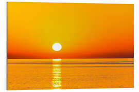 Magnettafel Sonnenaufgang über dem Meer