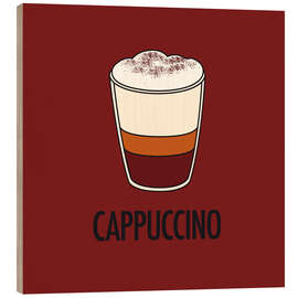 Quadro de madeira Cappuccino, for the italian lover in you!