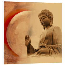 Aluminiumsbilde  Buddha III - Christine Ganz