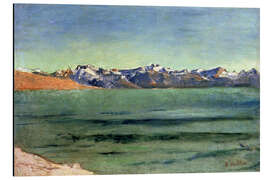 Magnettafel Sonnenaufgang über Mont Blanc