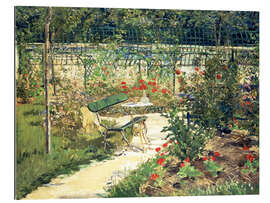 Gallery Print Die Bank im Garten von Versailles