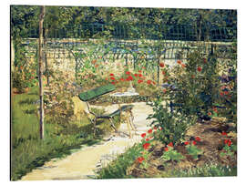 Magnettafel Die Bank im Garten von Versailles