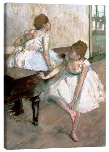 Canvas print Two dancers resting I