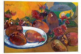 Aluminium print Still Life with Mangos