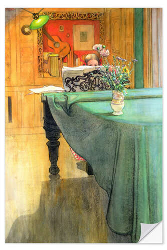 Naklejka na ścianę Brita at the Piano
