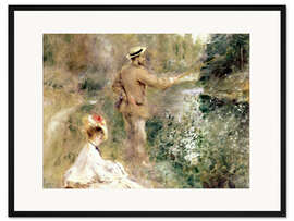 Gerahmter Kunstdruck Der Fischer