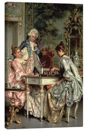 Canvas print The Game of Chess