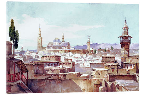 Acrylic print A view of Damascus