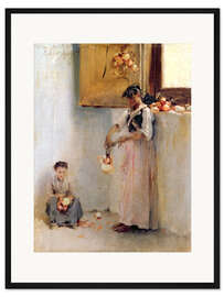 Gerahmter Kunstdruck Zwiebeln bündeln