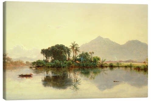 Leinwandbild Auf dem Orinoco, Venezuela, 1857