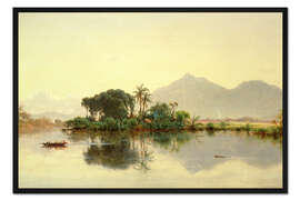 Gerahmter Kunstdruck Auf dem Orinoco, Venezuela, 1857