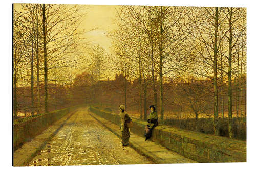 Aluminium print In the Golden Gloaming, 1883