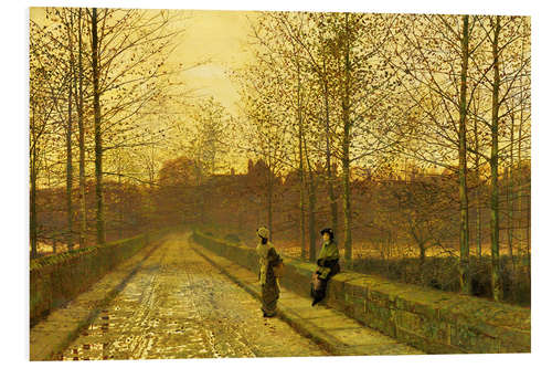 Foam board print In the Golden Gloaming, 1883