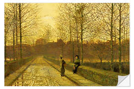 Selvklebende plakat In the Golden Gloaming, 1883