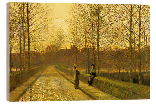 Wood print In the Golden Gloaming, 1883