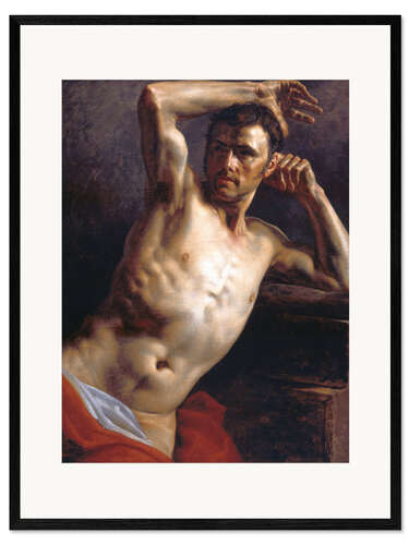 Framed art print Male nude