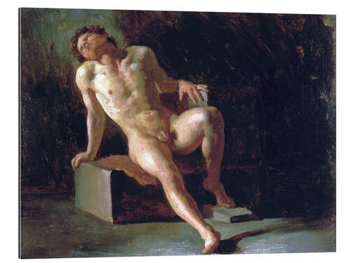 Gallery print Nude man, study