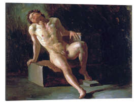 Magnettafel Nackter Mann, Studie