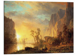 Magnettafel Sonnenuntergang in den Rockies