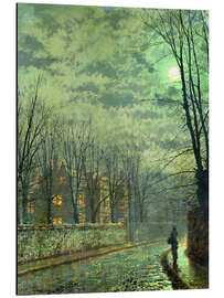 Magnettafel Heimweg im Mondlicht