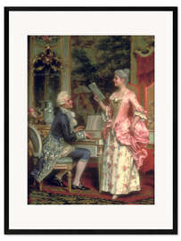 Framed art print The Singing Lesson