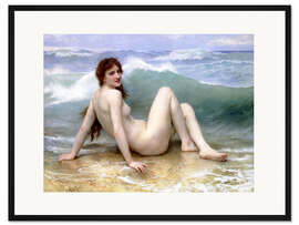 Gerahmter Kunstdruck Die Welle